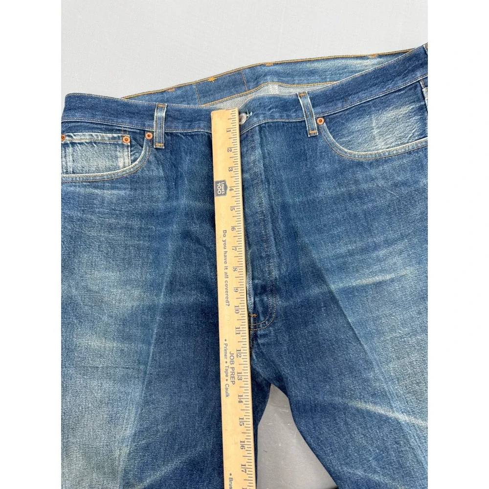 VTG Levis‎ 501 Straight Leg Button Fly Blue 2001 Denim Jeans Mens 44x36 (40x31)